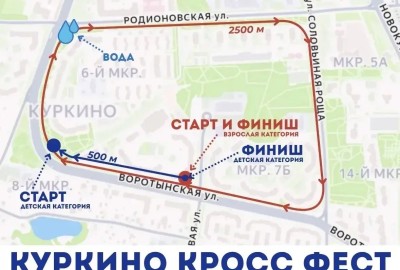 Кросс на фестивале «Куркино ФЕСТ»